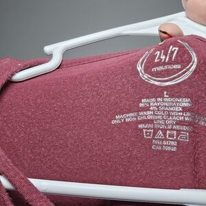 Maurices 24/7 Wine Red Top